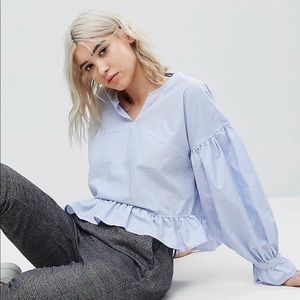 Powder Blue Blouse